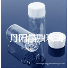 10ml frasco de vidro Tubular clara Mini para a embalagem da pílula